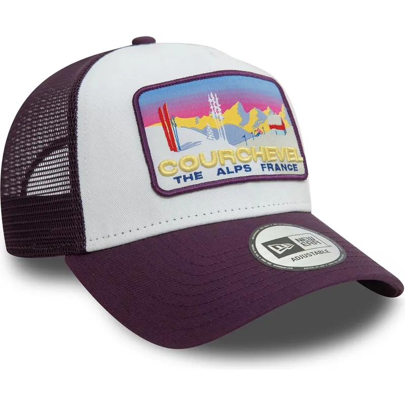 kasketter-buet-violet-snapback-a-frame-ski-patch-fra-courchevel-ciudades-y-playas-af-new-era