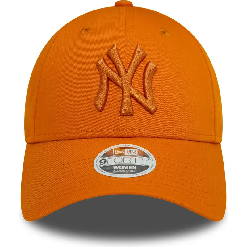 kasketter-buet-orange-justerbar-rem-9forty-league-essential-fra-new-york-yankees-mlb-af-new-era