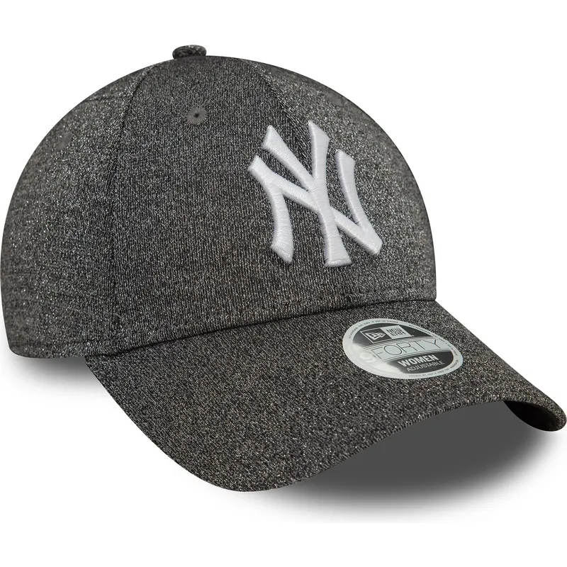 buet-sort-justerbar-kasket-til-kvinder-9forty-glitter-fra-new-york-yankees-mlb-fra-new-era