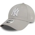 new-era-new-york-yankees-mlb-9forty-glitter-justerbar-gra-buet-kvindekasket