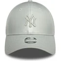 kasketter-buet-gra-justerbar-rem-plateada-plateado-9forty-midi-pu-fra-new-york-yankees-mlb-af-new-era