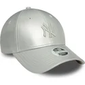 kasketter-buet-gra-justerbar-rem-plateada-plateado-9forty-midi-pu-fra-new-york-yankees-mlb-af-new-era