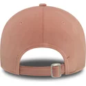 new-era-new-york-yankees-mlb-9forty-velour-diamante-justerbar-rosa-kvindekasket-med-buet-skygge