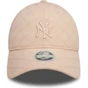 new-era-new-york-yankees-mlb-9twenty-padded-justerbar-lyserod-buet-kasket-til-kvinder