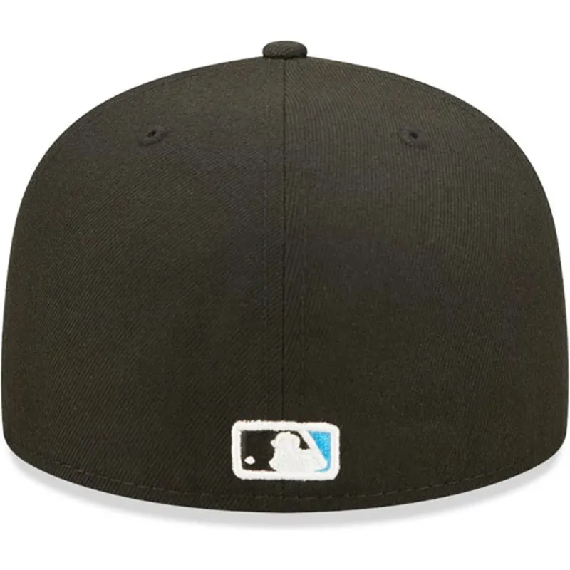 sort-fitted-59fifty-ac-perf-kasket-fra-miami-marlins-mlb-af-new-era
