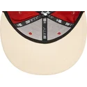 kasketter-flad-orange-tilpasset-59fifty-side-patch-fra-oakland-athletics-mlb-af-new-era
