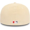 59fifty-low-profile-cord-beige-og-marinebla-justerbar-kasket-fra-new-york-yankees-mlb-af-new-era