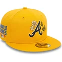 kasketter-flad-gul-tilpasset-59fifty-icon-fra-atlanta-braves-mlb-af-new-era