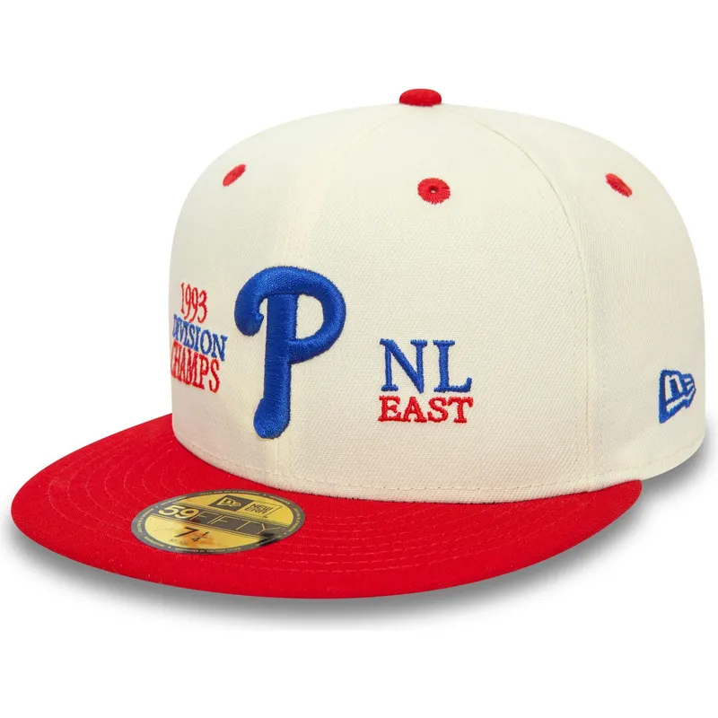 kasketter-flad-multicolor-tilpasset-59fifty-93-division-fra-philadelphia-phillies-mlb-af-new-era