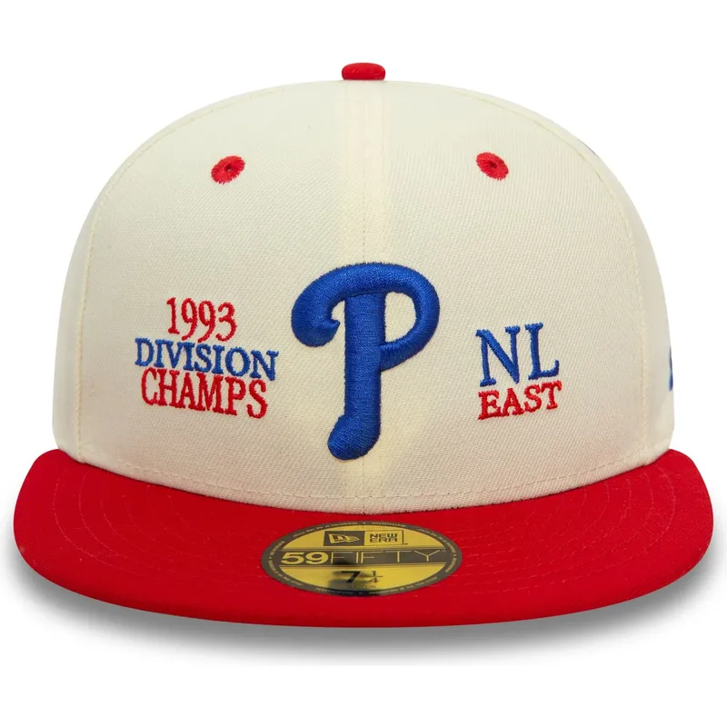 kasketter-flad-multicolor-tilpasset-59fifty-93-division-fra-philadelphia-phillies-mlb-af-new-era