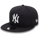 new-york-yankees-mlb-new-era-9fifty-team-colour-marinebla-snapback-flat-kasket