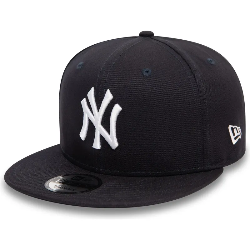 new-york-yankees-mlb-new-era-9fifty-team-colour-marinebla-snapback-flat-kasket