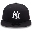 new-york-yankees-mlb-new-era-9fifty-team-colour-marinebla-snapback-flat-kasket