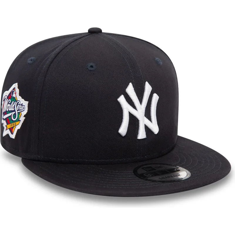 new-york-yankees-mlb-new-era-9fifty-team-colour-marinebla-snapback-flat-kasket