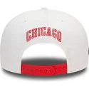 kasketter-flad-rod-snapback-9fifty-white-crown-patch-fra-chicago-bulls-nba-af-new-era