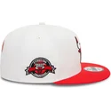 chicago-bulls-nba-new-era-9fifty-white-crown-patch-hvid-og-rod-snapback-flat-cap