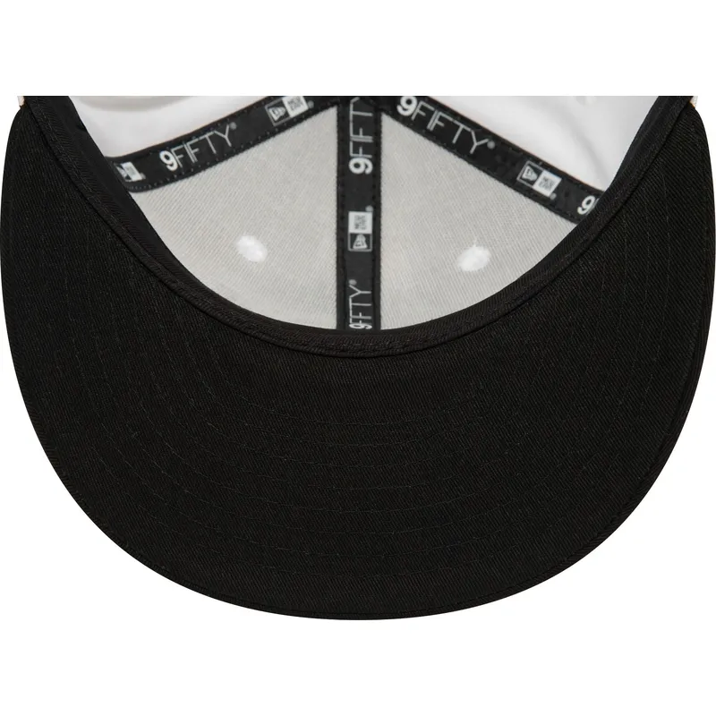 kasketter-flad-sort-snapback-9fifty-white-crown-patch-fra-los-angeles-lakers-nba-af-new-era