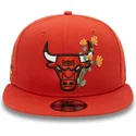 chicago-bulls-nba-new-era-9fifty-seasonal-flower-orange-snapback-flat-cap