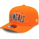 cincinnati-bengals-nfl-new-era-9fifty-a-frame-coaches-orange-buet-snapback-kasket