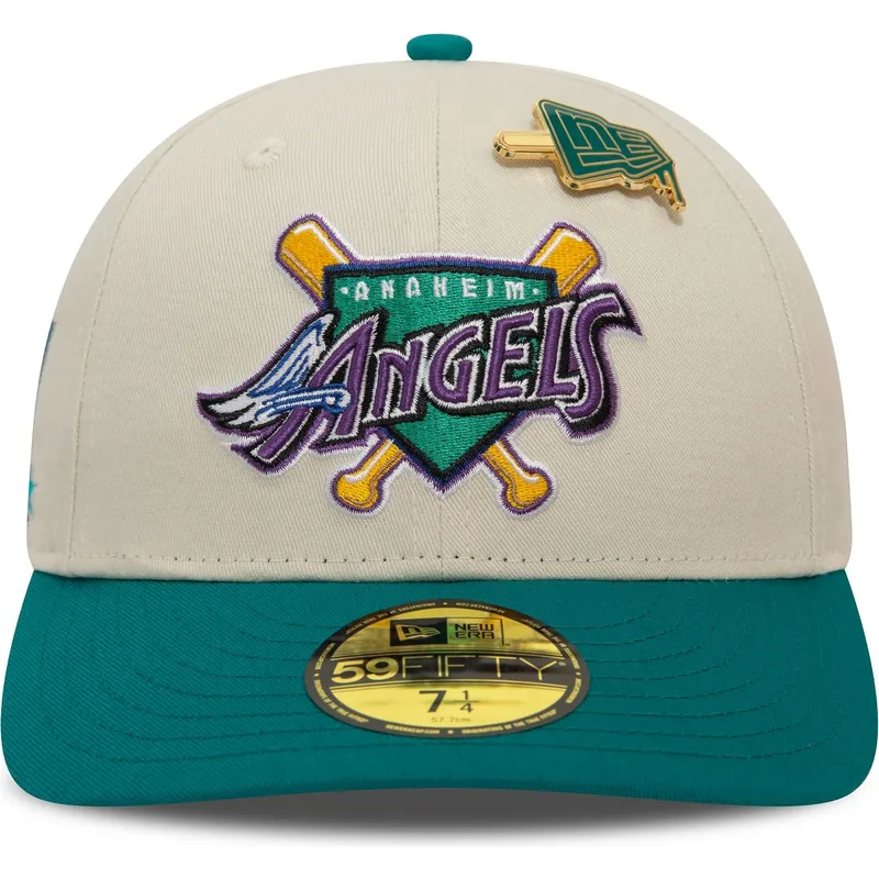 beige-og-gron-buet-tilpasset-59fifty-kasket-med-anaheim-angels-mlb-pin-fra-new-era