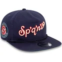 marinebla-snapback-flad-kasket-golfer-alternative-fra-spokane-indians-milb-fra-new-era