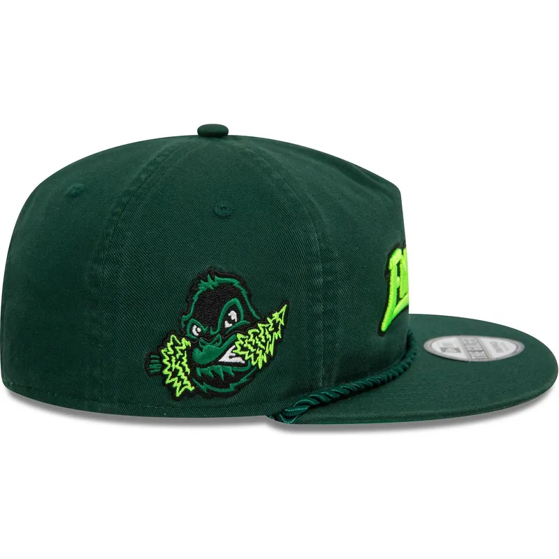 gron-fladskygget-snapback-golfer-alternative-af-eugene-emeralds-milb-fra-new-era