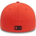 39thirty-league-essential-new-york-yankees-mlb-new-era-orange-buet-kasket-med-sort-logo