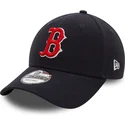 justerbar-9forty-side-patch-boston-red-sox-mlb-marinebla-buet-kasket-fra-new-era