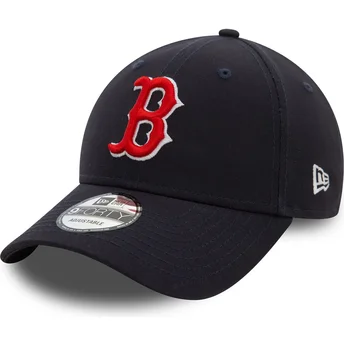 Justerbar Marineblå 9FORTY Side Patch kasket fra Boston Red Sox MLB af New Era