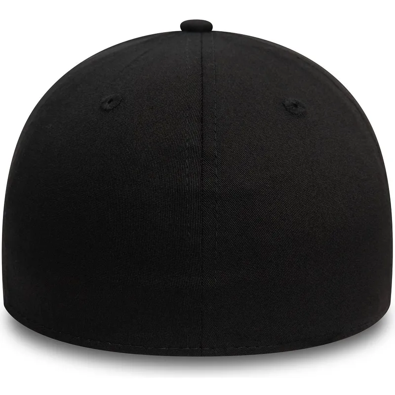 los-angeles-dodgers-mlb-new-era-39thirty-monochrome-sort-justerbar-buet-kasket-med-sort-logo