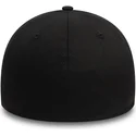 sort-buet-justerbar-kasket-med-sort-logo-39thirty-monochrome-fra-new-york-yankees-mlb-af-new-era