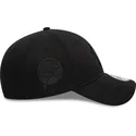 sort-buet-justerbar-kasket-med-sort-logo-39thirty-monochrome-fra-new-york-yankees-mlb-af-new-era