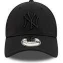new-era-new-york-yankees-mlb-39thirty-stretch-nylon-sort-justerbar-kasket-med-sort-logo