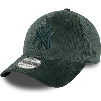 Grøn justerbar kasket med grønt logo 39FIRTY Cord fra New York Yankees MLB af New Era