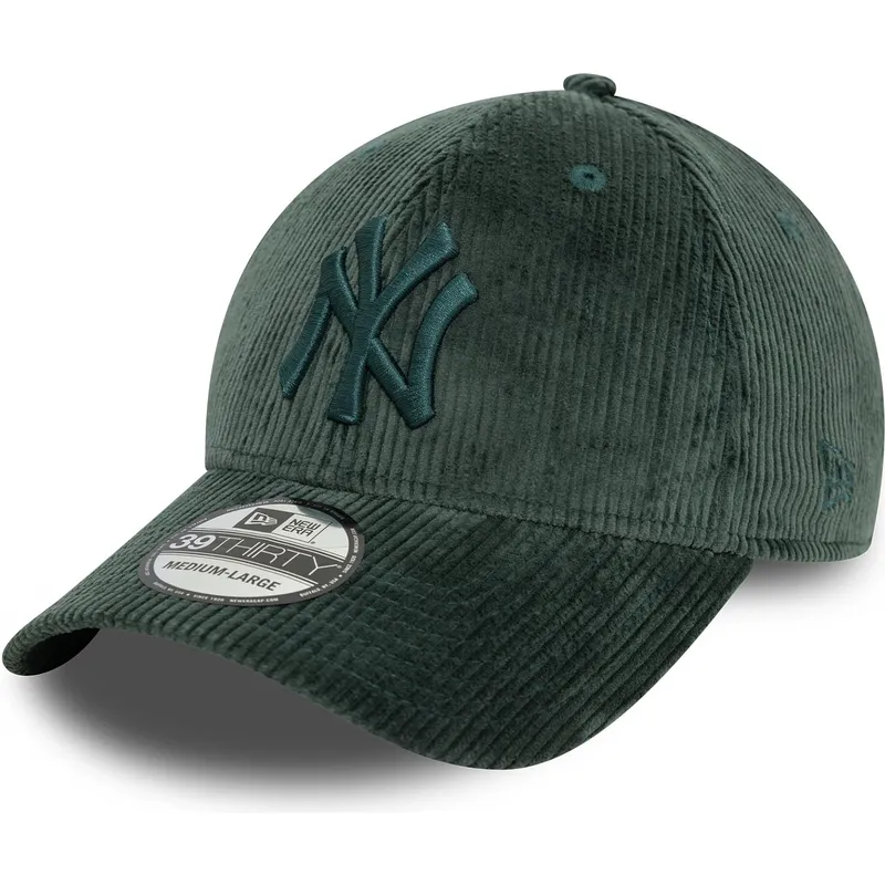 kasketter-buet-gron-tilpasset-39thirty-cord-fra-new-york-yankees-mlb-af-new-era