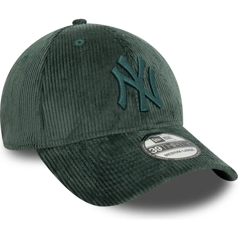 kasketter-buet-gron-tilpasset-39thirty-cord-fra-new-york-yankees-mlb-af-new-era