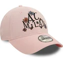 ac-milan-serie-a-9forty-needle-cord-justerbar-lyserod-buet-kasket-til-born-fra-new-era