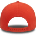 gorra-curva-naranja-snapback-con-logo-beige-9forty-e-frame-league-essential-de-new-york-yankees-mlb-de-new-era