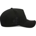 sort-buet-snapback-cap-med-sort-logo-9forty-e-frame-monochrome-af-chicago-bulls-nba-fra-new-era