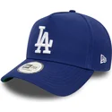 kasketter-buet-bla-snapback-9forty-e-frame-patch-fra-los-angeles-dodgers-mlb-af-new-era