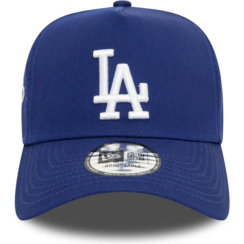los-angeles-dodgers-mlb-new-era-9forty-e-frame-patch-bla-buet-snapback-kasket
