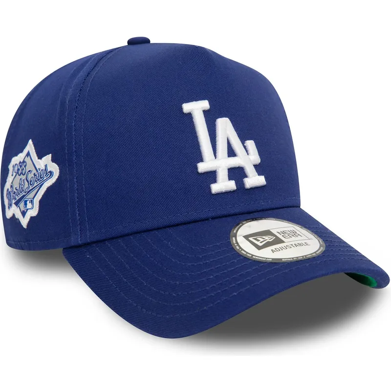 los-angeles-dodgers-mlb-new-era-9forty-e-frame-patch-bla-buet-snapback-kasket