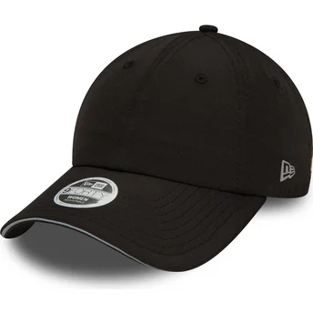 New Era 9FORTY Open Back justerbar sort buet kasket til kvinder