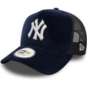 marinebla-9forty-a-frame-cord-trucker-kasket-fra-new-york-yankees-mlb-fra-new-era