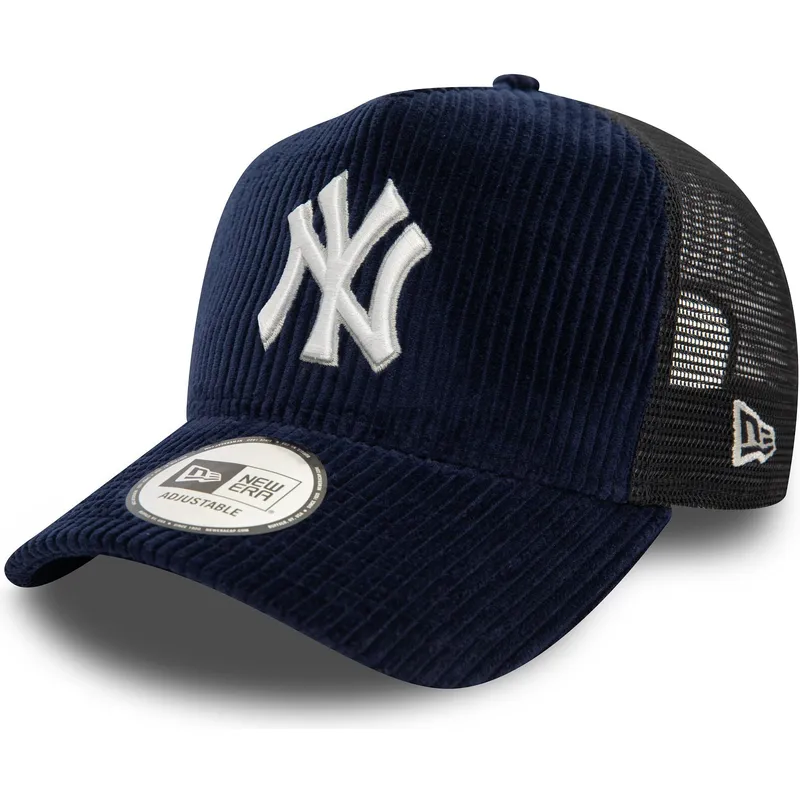 marinebla-9forty-a-frame-cord-trucker-kasket-fra-new-york-yankees-mlb-fra-new-era