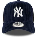 marinebla-9forty-a-frame-cord-trucker-cap-fra-new-york-yankees-mlb-fra-new-era