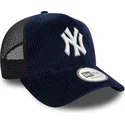 marinebla-9forty-a-frame-cord-trucker-kasket-fra-new-york-yankees-mlb-fra-new-era
