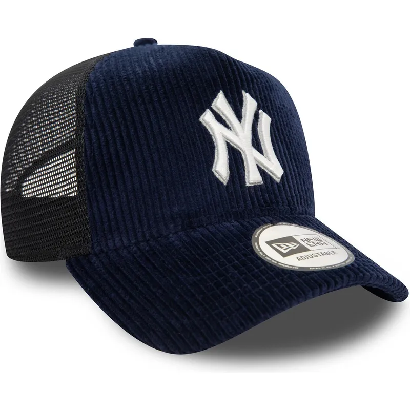 marinebla-9forty-a-frame-cord-trucker-kasket-fra-new-york-yankees-mlb-fra-new-era