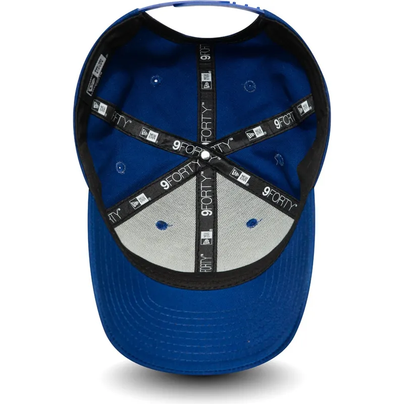 bla-buet-snapback-kasket-til-dreng-9forty-core-fra-chelsea-football-club-premier-league-fra-new-era