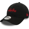 sort-justerbar-9twenty-heritage-script-kasket-fra-new-era